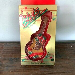 Vintage Elvis Presley's Guitar Christmas Ornament